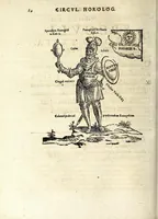Picture 9 of 18 from Circulus horologI lunaris et solaris, hoc est, Breuissima synopsis, historica, typica et mystica : variis figuris & emblematis illustrata, repraesentans ex Vetere & Nouo Testamento continuam seriem praecipuarum ecclesiae & mundi mutationum, ceu horarum quarundam, praeteritarum, praesentium & secuturarum vlsque ad mundi consummationem (1616), leaf 102
