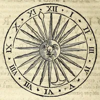 An illustration from Circulus horologI lunaris et solaris, hoc est, Breuissima synopsis, historica, typica et mystica : variis figuris & emblematis illustrata, repraesentans ex Vetere & Nouo Testamento continuam seriem praecipuarum ecclesiae & mundi mutationum, ceu horarum quarundam, praeteritarum, praesentium & secuturarum vlsque ad mundi consummationem (1616)