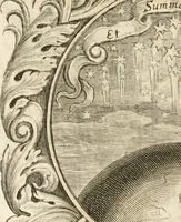 An illustration from Cistercium bis-tertium seu Historia elogialis, in qua sacerrimi ordinis cisterciensis anno Domini 1698 à sui origine sexies, seu bis-ter saecularis primordia, incrementa, praeclara gesta ... connexiones cum religiosis ordinibus, coenobiorum series per terras austriacas . (1700)