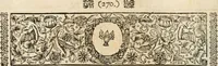An illustration from Cistercium bis-tertium seu Historia elogialis, in qua sacerrimi ordinis cisterciensis anno Domini 1698 à sui origine sexies, seu bis-ter saecularis primordia, incrementa, praeclara gesta ... connexiones cum religiosis ordinibus, coenobiorum series per terras austriacas . (1700)