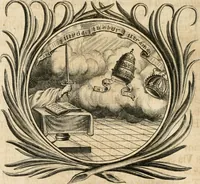 An illustration from Cistercium bis-tertium seu Historia elogialis, in qua sacerrimi ordinis cisterciensis anno Domini 1698 à sui origine sexies, seu bis-ter saecularis primordia, incrementa, praeclara gesta ... connexiones cum religiosis ordinibus, coenobiorum series per terras austriacas . (1700)