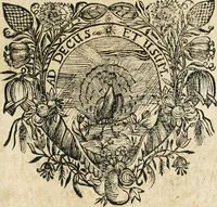 An illustration from Cistercium bis-tertium seu Historia elogialis, in qua sacerrimi ordinis cisterciensis anno Domini 1698 à sui origine sexies, seu bis-ter saecularis primordia, incrementa, praeclara gesta ... connexiones cum religiosis ordinibus, coenobiorum series per terras austriacas . (1700)