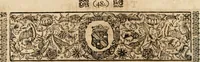 An illustration from Cistercium bis-tertium seu Historia elogialis, in qua sacerrimi ordinis cisterciensis anno Domini 1698 à sui origine sexies, seu bis-ter saecularis primordia, incrementa, praeclara gesta ... connexiones cum religiosis ordinibus, coenobiorum series per terras austriacas . (1700)