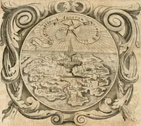 An illustration from Cistercium bis-tertium seu Historia elogialis, in qua sacerrimi ordinis cisterciensis anno Domini 1698 à sui origine sexies, seu bis-ter saecularis primordia, incrementa, praeclara gesta ... connexiones cum religiosis ordinibus, coenobiorum series per terras austriacas . (1700)