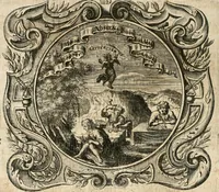 An illustration from Cistercium bis-tertium seu Historia elogialis, in qua sacerrimi ordinis cisterciensis anno Domini 1698 à sui origine sexies, seu bis-ter saecularis primordia, incrementa, praeclara gesta ... connexiones cum religiosis ordinibus, coenobiorum series per terras austriacas . (1700)