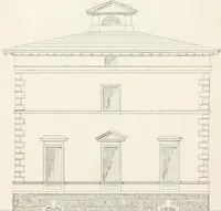 An illustration from City architecture; or, Designs for dwelling houses, stores, hotels, etc. In 20 plates. With descriptions and an essay on the principles of design (1854)