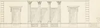 An illustration from City architecture; or, Designs for dwelling houses, stores, hotels, etc. In 20 plates. With descriptions and an essay on the principles of design (1854)