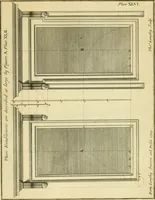 An illustration from The city and country builder's and workman's treasury of designs : or, The art of drawing and working the ornamental parts of architecture. Illustrated by upwards of four hundred grand designs, neatly engraved one hundred and eighty-fix Copper plates, for piers, gates, doors, windowns, niches, buffets, cisterns, chimney pieces, tabernacle frames, pavements, frets, gulochi's, pulpits, types, altar pieces, monuments, fonts, obelisques, pedestals, for sun-dials, busto's and stone tables, book-cafes, cielings and iron works ; proprortioned by Aliquot Pars ; with an appendix of fourteen plates of strusses for girders and beams, different sorts of rafters, and a variety of roofs, &c ; to which are prefix'd the five orders of columns, according to Andrea Palladio ; whose members are apportioned by Aliquot Pars, in a more easy manner, than has yet been done ; the whole interspersed with sure rules for working all the varieties of raking members in pediments, modilions, &c. the like, for the immediate use of workmen, never published before in any language (1741)