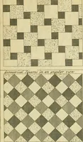 An illustration from The city and country builder's and workman's treasury of designs : or, The art of drawing and working the ornamental parts of architecture. Illustrated by upwards of four hundred grand designs, neatly engraved one hundred and eighty-fix Copper plates, for piers, gates, doors, windowns, niches, buffets, cisterns, chimney pieces, tabernacle frames, pavements, frets, gulochi's, pulpits, types, altar pieces, monuments, fonts, obelisques, pedestals, for sun-dials, busto's and stone tables, book-cafes, cielings and iron works ; proprortioned by Aliquot Pars ; with an appendix of fourteen plates of strusses for girders and beams, different sorts of rafters, and a variety of roofs, &c ; to which are prefix'd the five orders of columns, according to Andrea Palladio ; whose members are apportioned by Aliquot Pars, in a more easy manner, than has yet been done ; the whole interspersed with sure rules for working all the varieties of raking members in pediments, modilions, &c. the like, for the immediate use of workmen, never published before in any language (1741)