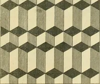 An illustration from The city and country builder's and workman's treasury of designs : or, The art of drawing and working the ornamental parts of architecture. Illustrated by upwards of four hundred grand designs, neatly engraved one hundred and eighty-fix Copper plates, for piers, gates, doors, windowns, niches, buffets, cisterns, chimney pieces, tabernacle frames, pavements, frets, gulochi's, pulpits, types, altar pieces, monuments, fonts, obelisques, pedestals, for sun-dials, busto's and stone tables, book-cafes, cielings and iron works ; proprortioned by Aliquot Pars ; with an appendix of fourteen plates of strusses for girders and beams, different sorts of rafters, and a variety of roofs, &c ; to which are prefix'd the five orders of columns, according to Andrea Palladio ; whose members are apportioned by Aliquot Pars, in a more easy manner, than has yet been done ; the whole interspersed with sure rules for working all the varieties of raking members in pediments, modilions, &c. the like, for the immediate use of workmen, never published before in any language (1741)