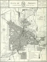 Picture 9 of 61 from City plan for Akron, prepared for Chamber of commerce (1919), leaf 27