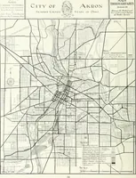 An illustration from City plan for Akron, prepared for Chamber of commerce (1919)
