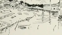 An illustration from City planning progress in the United States, 1917 (1917)