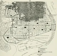 An illustration from City planning progress in the United States, 1917 (1917)