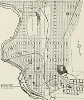 An illustration from City planning progress in the United States, 1917 (1917)