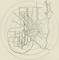 An illustration from City planning progress in the United States, 1917 (1917)