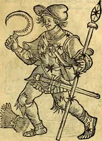 An illustration from C. Ivlii Hygini, Avgvsti liberti, Fabvlarvm liber ... Eivsdem Poeticon astronomicon libri quatuor. Quibus accessererunt similis argumenti, Palæphati De fabulosis narrationibus liber I. F. Fvlgentii Placiadis ... Mythologiarum libri III. Eivsdem De vocum antiquarum interpretatione liber I. Phornvti De natura deorum, siue Poëticarum fabularum allegoriis, speculatio. Albrici ... De deorum imaginibus liber. Arati fragmentum, Germanico Cæsare interprete. Eivsdem Phænomena græcè, cu interpretatione latina. Apollodori Biblioth. siue De decorum origine. Lilii. G. Gyraldi. De musis syntagnia. Index rerum sententiarum, & fabularum ... copiosissimus (1578)