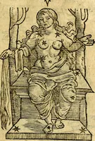 An illustration from C. Ivlii Hygini, Avgvsti liberti, Fabvlarvm liber ... Eivsdem Poeticon astronomicon libri quatuor. Quibus accessererunt similis argumenti, Palæphati De fabulosis narrationibus liber I. F. Fvlgentii Placiadis ... Mythologiarum libri III. Eivsdem De vocum antiquarum interpretatione liber I. Phornvti De natura deorum, siue Poëticarum fabularum allegoriis, speculatio. Albrici ... De deorum imaginibus liber. Arati fragmentum, Germanico Cæsare interprete. Eivsdem Phænomena græcè, cu interpretatione latina. Apollodori Biblioth. siue De decorum origine. Lilii. G. Gyraldi. De musis syntagnia. Index rerum sententiarum, & fabularum ... copiosissimus (1578)