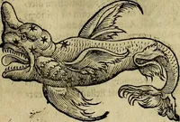 An illustration from C. Ivlii Hygini, Avgvsti liberti, Fabvlarvm liber ... antehac nunquam excusus. Evisdem Poeticon astronomicon libri quatuor. Quibus accesserunt similis agrumenti, Palaephati De fabulosis narrationibus, liber I. F. Fvlgentii Placiadis ... Mythologiarum libri III. Eivsdem De uocum antiquarum interpretatione, liber I. Arati Phainomenon fragmentum, Germanico Caesare interprete. Eivsdem Phaenomena Graece, cum interpretatione latina Procli De sphaera libellus, Graece & Latine. Index rerum & fabularum .. (1535)
