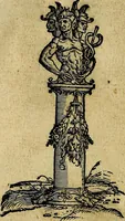 An illustration from C. Ivlii Hygini, Avgvsti liberti, Fabvlarvm liber ... antehac nunquam excusus. Evisdem Poeticon astronomicon libri quatuor. Quibus accesserunt similis agrumenti, Palaephati De fabulosis narrationibus, liber I. F. Fvlgentii Placiadis ... Mythologiarum libri III. Eivsdem De uocum antiquarum interpretatione, liber I. Arati Phainomenon fragmentum, Germanico Caesare interprete. Eivsdem Phaenomena Graece, cum interpretatione latina Procli De sphaera libellus, Graece & Latine. Index rerum & fabularum .. (1535)