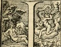 An illustration from C. Ivlivs Caesar, sive, Historiae imperatorvm Caesarvmqve romanorvm ex antiqvis nvmismatibvs restitvtae liber primvs : acessit C. Ivlii Caesaris vita et res gestae (1563)
