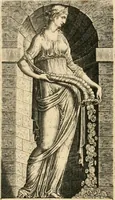 An illustration from C. Ivlivs Caesar, sive, Historiae imperatorvm Caesarvmqve romanorvm ex antiqvis nvmismatibvs restitvtae liber primvs : acessit C. Ivlii Caesaris vita et res gestae (1563)
