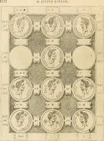 An illustration from C. Ivlivs Caesar, sive, Historiae imperatorvm Caesarvmqve romanorvm ex antiqvis nvmismatibvs restitvtae liber primvs : acessit C. Ivlii Caesaris vita et res gestae (1563)