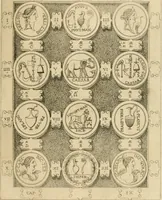 An illustration from C. Ivlivs Caesar, sive, Historiae imperatorvm Caesarvmqve romanorvm ex antiqvis nvmismatibvs restitvtae liber primvs : acessit C. Ivlii Caesaris vita et res gestae (1563)