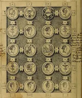 An illustration from C. Ivlivs Caesar : sive Historiae imperatorvm Caesarvmqve romanorvm ex antiqvis nvmismatibvs restitvtae liber primvs; accessit C. Ivlii Caesaris vita et res gestae (1563)