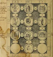An illustration from C. Ivlivs Caesar : sive Historiae imperatorvm Caesarvmqve romanorvm ex antiqvis nvmismatibvs restitvtae liber primvs; accessit C. Ivlii Caesaris vita et res gestae (1563)