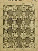 Picture 23 of 62 from C. Ivlivs Caesar : sive Historiae imperatorvm Caesarvmqve romanorvm ex antiqvis nvmismatibvs restitvtae liber primvs; accessit C. Ivlii Caesaris vita et res gestae (1563), leaf 56
