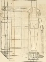 An illustration from Clariss[imi] pictoris et geometræ Alberti Dureri, De varietate figurarum et flexuris partium ac gestib[um] imaginum, : libri duo, cqui priorib[us] De symmetria quondam editis, nunc primum in latinum conversi accesserunt (1534)