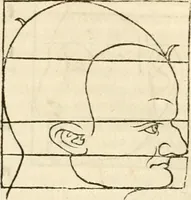 An illustration from Clariss[imi] pictoris et geometræ Alberti Dureri, De varietate figurarum et flexuris partium ac gestib[um] imaginum, : libri duo, cqui priorib[us] De symmetria quondam editis, nunc primum in latinum conversi accesserunt (1534)
