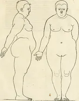 An illustration from Clariss[imi] pictoris et geometræ Alberti Dureri, De varietate figurarum et flexuris partium ac gestib[um] imaginum, : libri duo, cqui priorib[us] De symmetria quondam editis, nunc primum in latinum conversi accesserunt (1534)