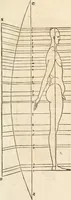 An illustration from Clariss[imi] pictoris et geometræ Alberti Dureri, De varietate figurarum et flexuris partium ac gestib[um] imaginum, : libri duo, cqui priorib[us] De symmetria quondam editis, nunc primum in latinum conversi accesserunt (1534)
