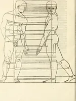 An illustration from Clariss[imi] pictoris et geometræ Alberti Dureri, De varietate figurarum et flexuris partium ac gestib[um] imaginum, : libri duo, cqui priorib[us] De symmetria quondam editis, nunc primum in latinum conversi accesserunt (1534)