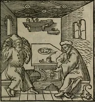 An illustration from Clarissimi Viri D. Andreae Alciati Emblematum libellus : vigilanter recognitus, & ab ipso iam authore locupletatus (1542)