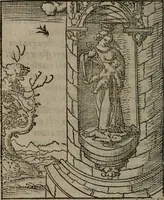 An illustration from Clarissimi Viri D. Andreae Alciati Emblematum libellus : vigilanter recognitus, & ab ipso iam authore locupletatus (1542)