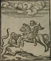 An illustration from Clarissimi Viri D. Andreae Alciati Emblematum libellus : vigilanter recognitus, & ab ipso iam authore locupletatus (1542)