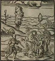 An illustration from Clarissimi Viri D. Andreae Alciati Emblematum libellus : vigilanter recognitus, & ab ipso iam authore locupletatus (1542)