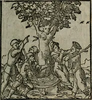 An illustration from Clarissimi Viri D. Andreae Alciati Emblematum libellus : vigilanter recognitus, & ab ipso iam authore locupletatus (1542)