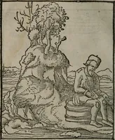 Picture 16 of 111 from Clarissimi Viri D. Andreae Alciati Emblematum libellus : vigilanter recognitus, & ab ipso iam authore locupletatus (1542), leaf 19