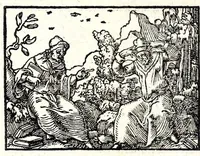 An illustration from Clarissimi viri D. And. Alciati Emblemat. lib. II, aucti & restituti (1580)