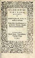An illustration from Clarissimi viri D. And. Alciati Emblemat. lib. II, aucti & restituti (1580)