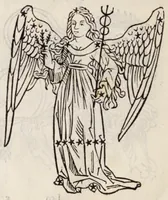 An illustration from Clarissimi viri Hyginii Poeticon astronomicon : opus vtilissimum foeliciter incipit : de mundi & sphere ac utriusq3 ptiũ declaratione : Liber prim⁹ Prohemiũ Hyginius. M. Fabio plurimã salutẽ