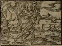 Picture 64 of 110 from Clariss. viri Dn. Andreae Alciati Emblematum libri duo : aucti & restituti, & perelegantibus figuris illustrati, cum succinctis commentariolis ... (1639), leaf 123
