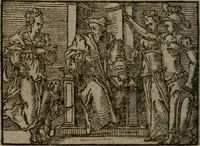 An illustration from Clariss. viri Dn. Andreae Alciati Emblematum libri duo : aucti & restituti, & perelegantibus figuris illustrati, cum succinctis commentariolis ... (1639)