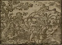 An illustration from Clariss. viri Dn. Andreae Alciati Emblematum libri duo : aucti & restituti, & perelegantibus figuris illustrati, cum succinctis commentariolis ... (1639)