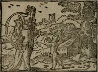 An illustration from Clariss. viri Dn. Andreae Alciati Emblematum libri duo : aucti & restituti, & perelegantibus figuris illustrati, cum succinctis commentariolis ... (1639)
