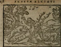 An illustration from Clariss. viri Dn. Andreae Alciati Emblematum libri duo : aucti & restituti, & perelegantibus figuris illustrati, cum succinctis commentariolis ... (1639)